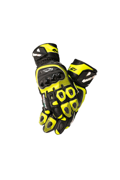 Guanto moto calzata alta GP-01 GIALLO FLUO